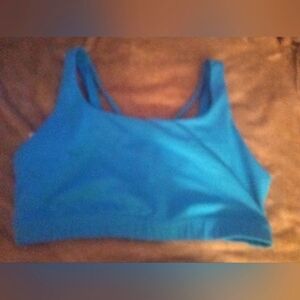 Blue Sports Bra, Athletics, Large
